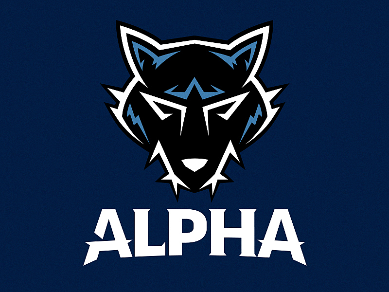 Alpha Hockey Team Logo by Kevin May on Dribbble