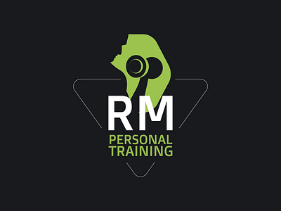 RM Personal Training design logo personal training