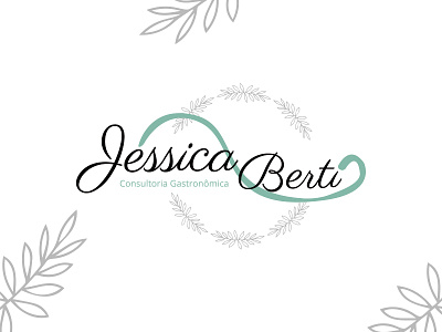 Jessica Berti Gastronomy black consulting design gastronomy gray green logo