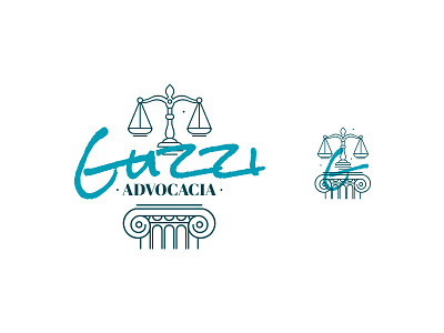 Jackson Guzzi Lawyer blue design id visual lawyer logo