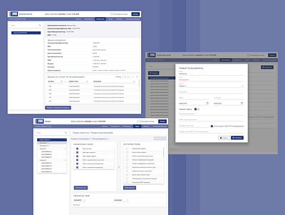 Internal system for banking design ui ux web