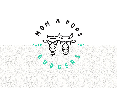 Mom & Pops Burgers Logo