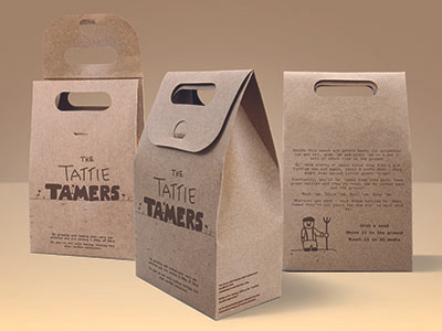 Potato Seed Packaging branding ecofriendly ecological graphicdesign green design illustration packaging design print design