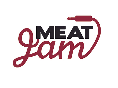 Meat Jam branding colour design freelance graphic design logo