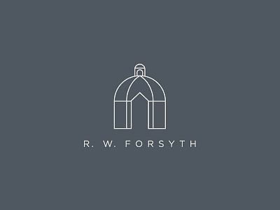 R. W. Forsyth branding colour design freelance graphic design logo