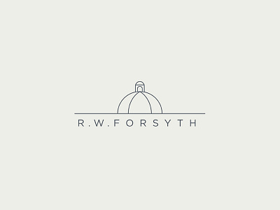 R.W. Forsyth branding colour design freelance graphic design logo