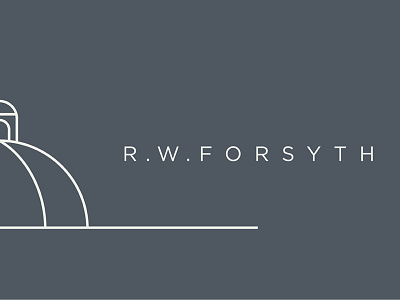 R. W. Forsyth branding colour design freelance graphic design logo