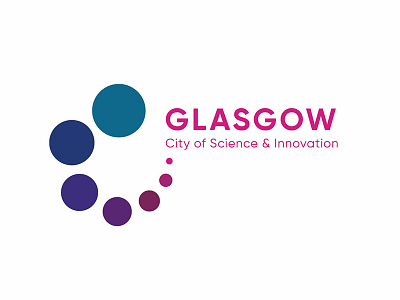 Glasgow City of Science and Innovation branding colour design graphicdesign illustration internship logo marque vector