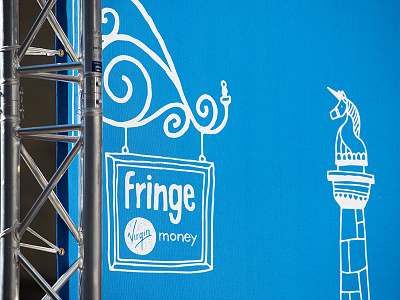 Edinburgh Fringe Street Events agency artworking branding design edfringe edinburgh festival graphic design illustration scrim streetdesign