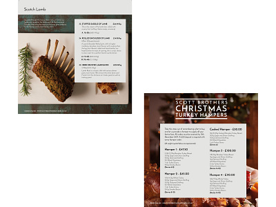 Scott Brothers Christmas Brochure design edinburgh graphic design illustration print design typography