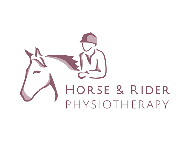 Horse & Rider Physiotherapy artworking branding colour design drawing edinburgh freelance graphic design illustration illustrator logo print design scotland vector