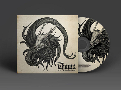 Thuum EP Artwork artwork bands cd design layout merch merchandise music