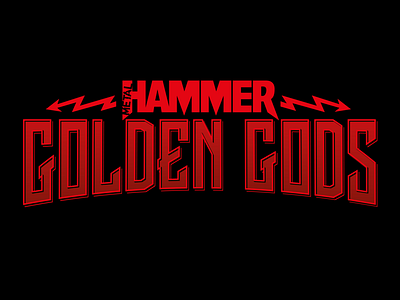 Metal Hammer Golden Gods 2018 branding design event goldengods illustrator logo metalhammer type typography