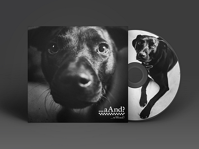 aAnd? - wWoof? CD Artwork album art cd design dog editing photoshop