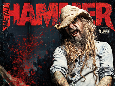 Rob Zombie/Metal Hammer Cover blood creative design direction magazine music rob zombie