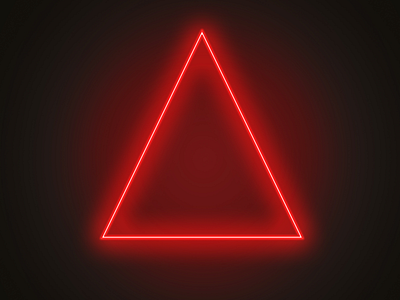Red Triangle art digital light neon photoshop red triangle