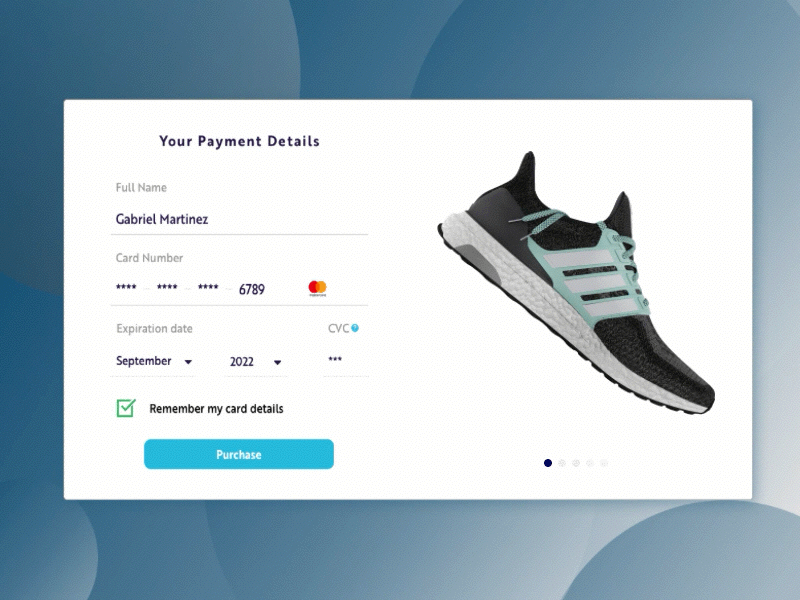 Credit Card Checkout dailui daily dribbble ui