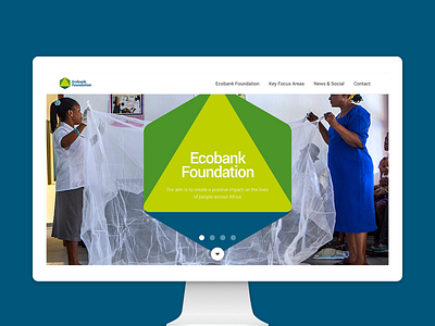 Ecobank Foundation africa charity education financial inclusion health ngo responsive website