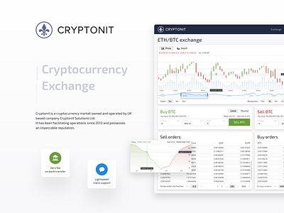 Cryptocurrency Exchange bitcoin blockchain crypto cryptocurrency currency dashboard design ethereum exchange interface ui ux