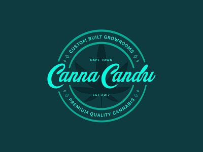 Canna Candu branding branding identity design flat icon illustration logo type typography vector