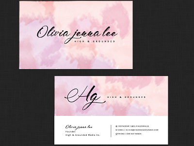 Visiting Card business cards design typography ui