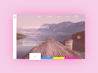 Nature Blog Web Concept v2