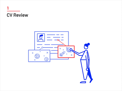 Recruitment process Illustrations career illustration recruitment tooploox vector website