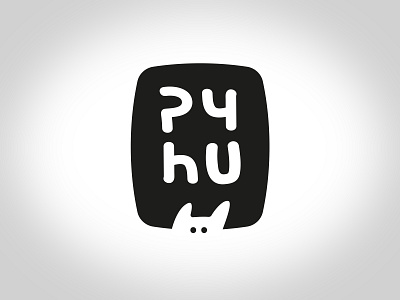 Personal brand -pyhu- black illustrator lettering logo logotype pyhu self branding vector white whitespace