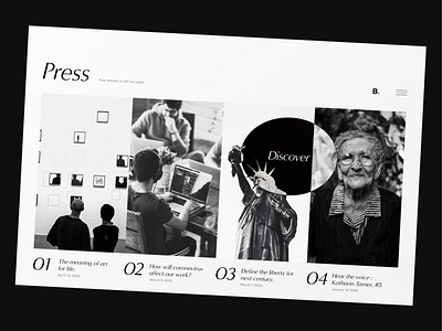 Daily UI 051 - Press Page