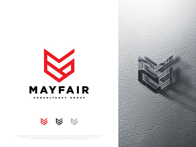 Mayfair Consultancy Group 3d abstract app brand concept corporate creative design designer icon idendity letter logo lettermark logo logodesign mfg minimal vector