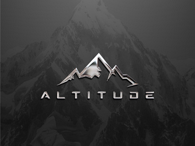 Altitude black and white brandidentity branding chrome logo creative logo design design dribbble best shot flat icon illustration logo logodesign logodesigner vector