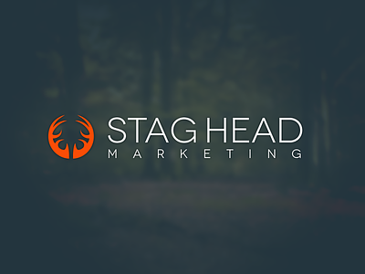 Stag Head Marketing Logo