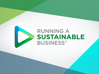 Running a Sustainable Business Logo