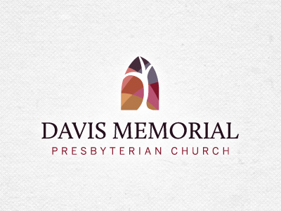 Davis Memorial Presbyterian Church Logo centered church logo logo multi color