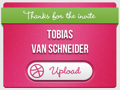 Thanks Tobias! button invite thank you thanks upload
