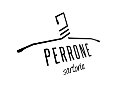 Perrone sartoria logo cloth logo tailoring