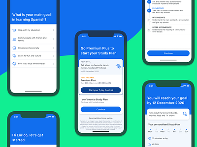 Busuu onboarding redesign