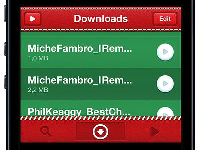 Music iPhone app christmas iphone music play