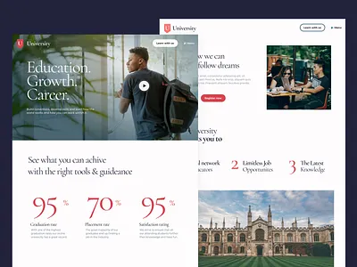 Practice University Website practice university website website design