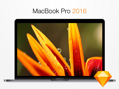 Macbook Pro 2016 .sketch | Freebie 2016 freebie mac macbook macbook pro macbook pro 2016 mock up preview sketch template