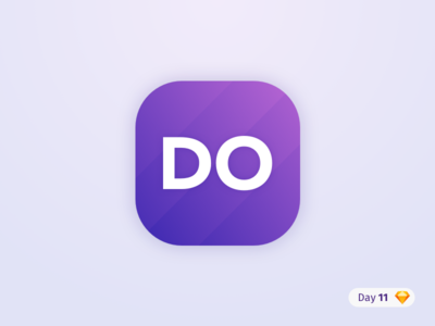 #11 | Do App Icon | .sketch app daily ui dailyui download free freebie icon ios productivity purple sketch