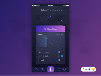 #13 | Cloud App Dashboard | .sketch