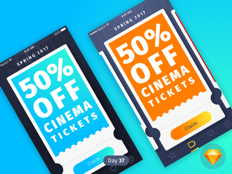 Coupons Daily UI .sketch by Luka Dadiani on Dribbble