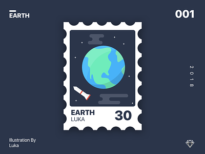Earth Stamp free friable illustration sketch stamp