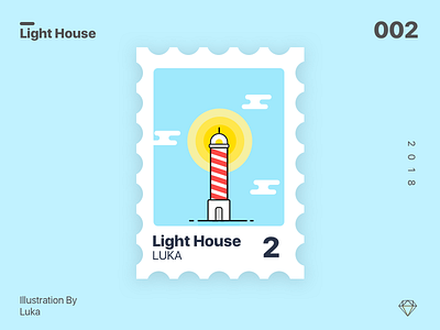 Lighthouse Stamp | .sketch