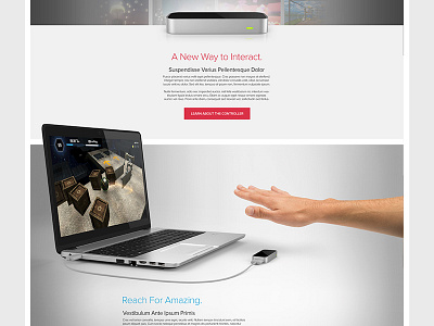 Leap Motion Homepage Mid