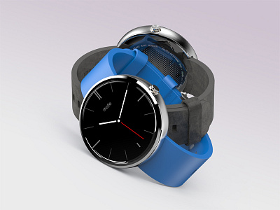 3D Moto 360 Watch