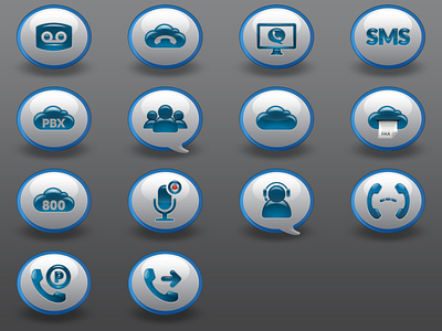 Dribbble 07 gel icons ringcentral shiny skeuomorph