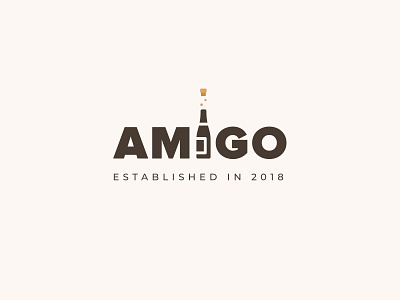 Amigo Logo app branding design flat illustration logo mobile ui ux vector