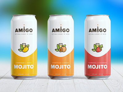 Amigo Mojito branding can design drink mojito ui ux